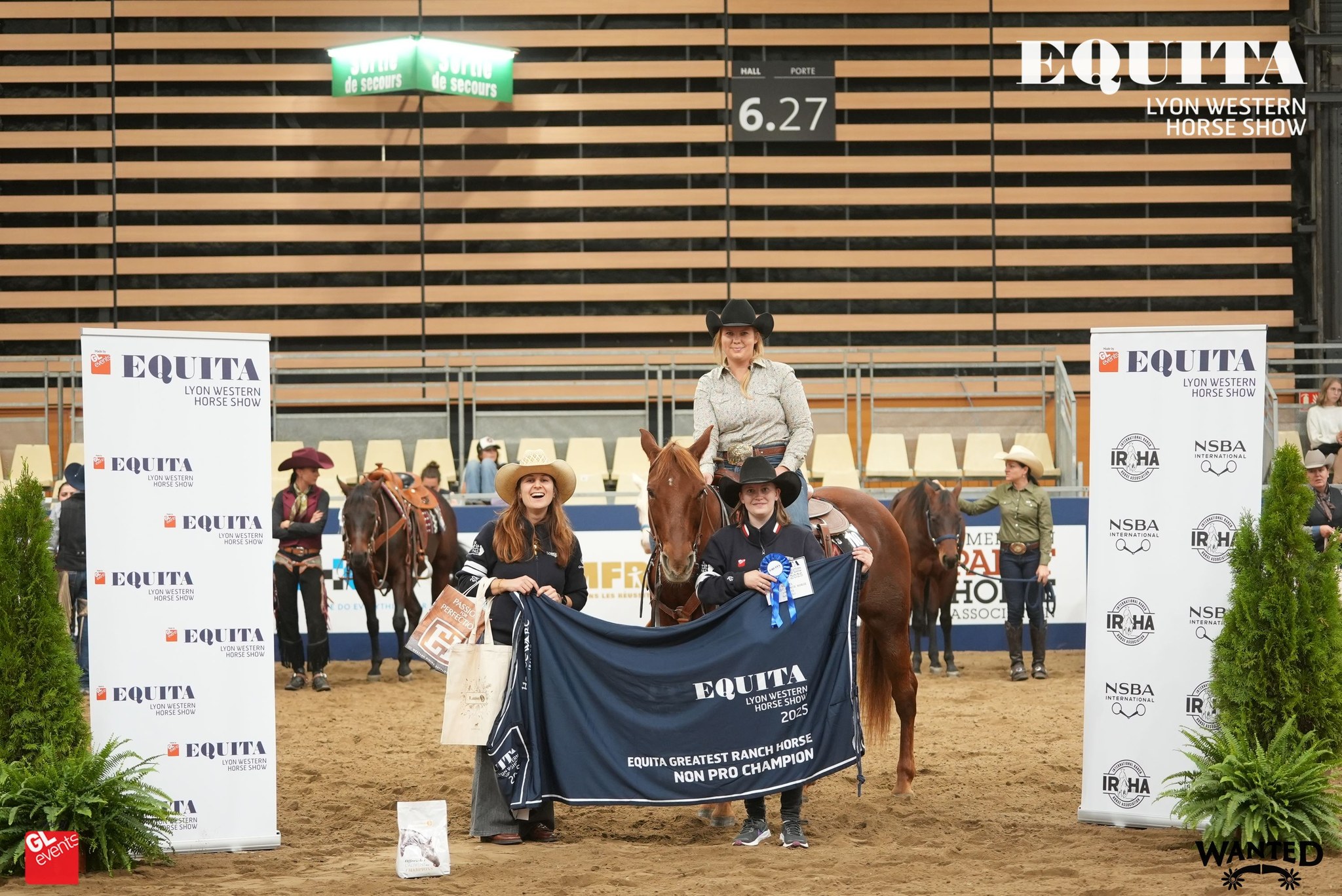 Remise des prix Greatest Ranch Horse EquitaLyon 2025