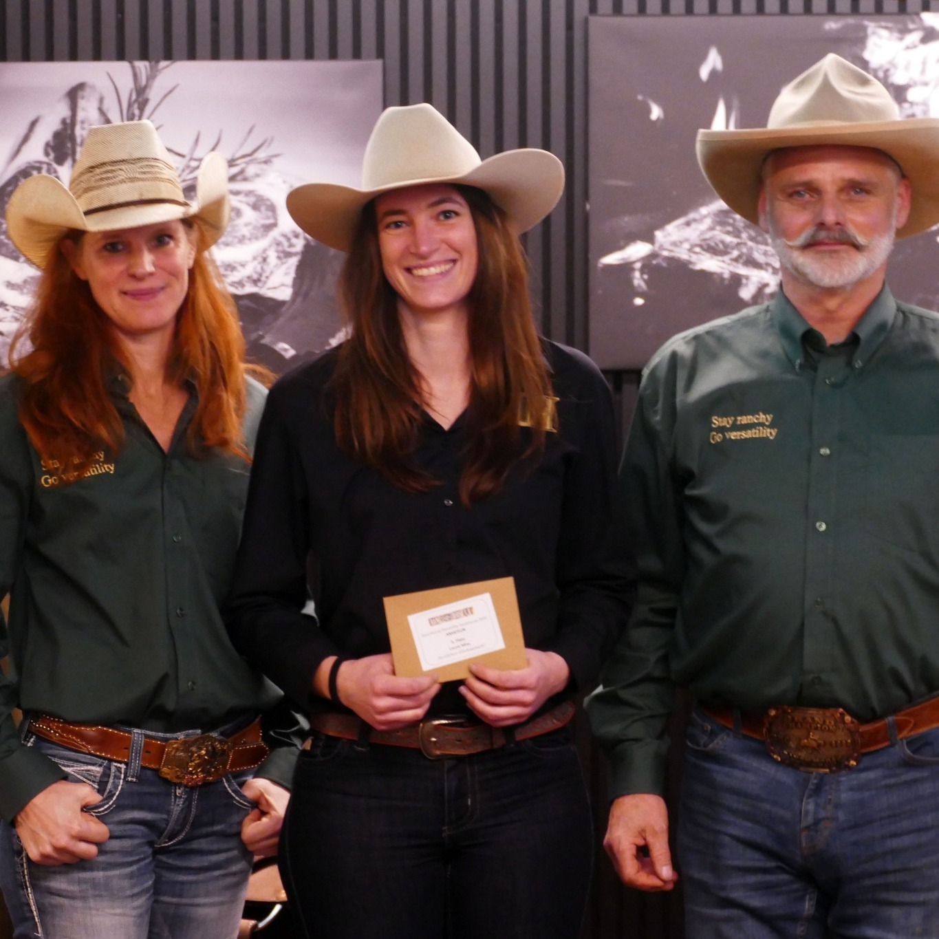 Remise des prix VRH Amateur 3ème place pour Laura